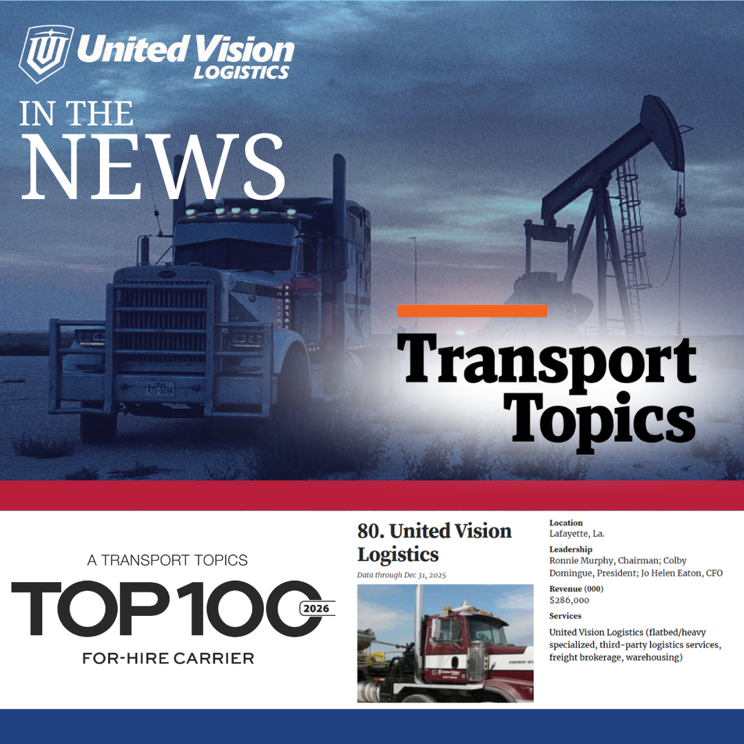 UVL Ranks 80 in Transport Topics Top 100 for Hire